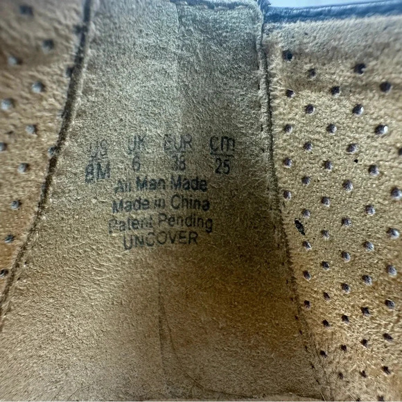 naturalizer ballet flat black size 8 UNCOVER with cutout design office business - Picture 8 of 9